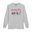 New Hampshire Après-ski Long Sleeve Shirt - Mountain Retro Skiing-1