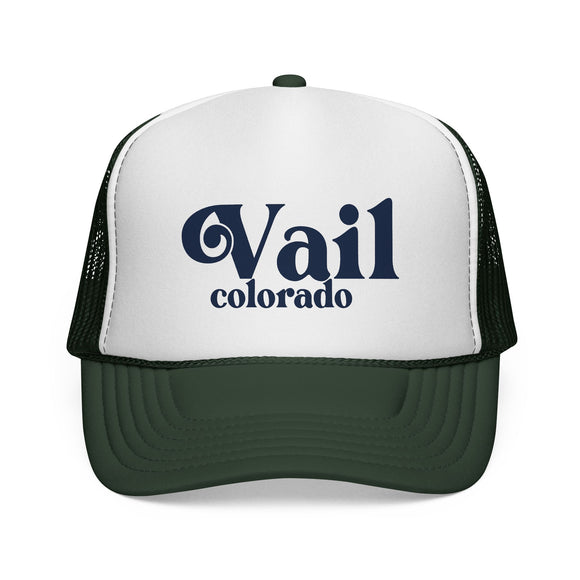 Vail, Colorado Retro Trucker Hat