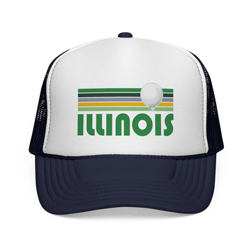 Buy dark-navy Illinois Retro Illinois Trucker Hat
