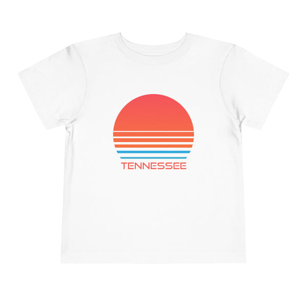 Tennessee Toddler T-Shirt - Retro 80s Unisex Toddler Tennessee Shirt