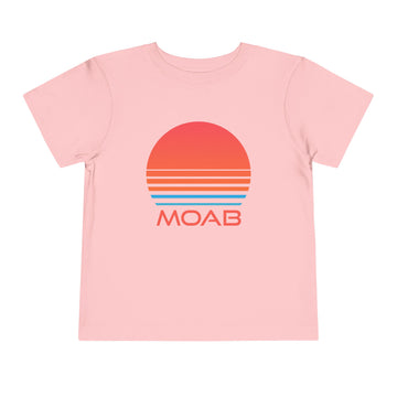 Buy pink Moab, Utah Toddler T-Shirt - Retro 80s Toddler Moab Shirt