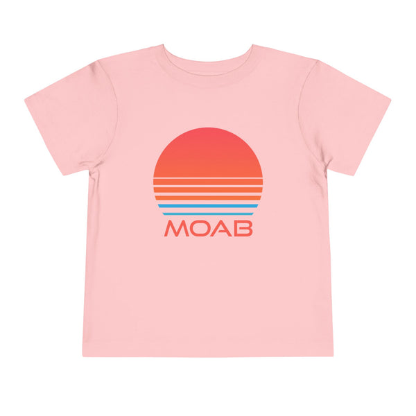 Moab, Utah Toddler T-Shirt - Retro 80s Toddler Moab Shirt