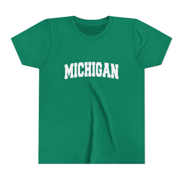 Michigan Youth Graphic Tee - Kids T Shirt