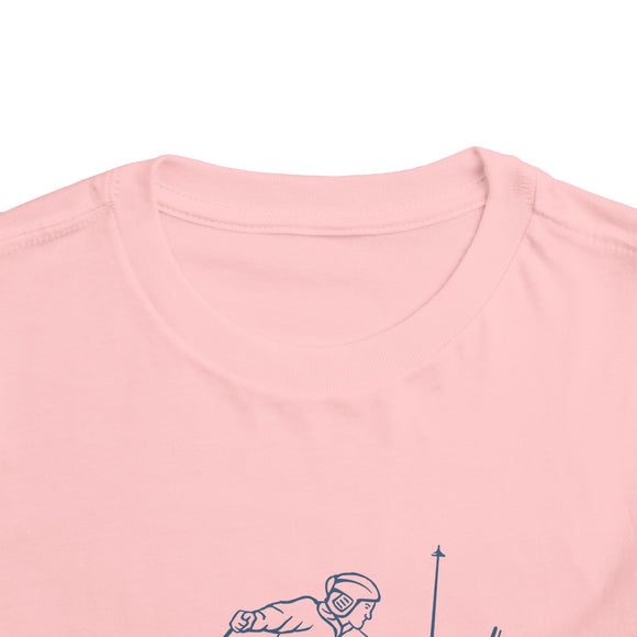 Vermont Toddler Graphic Tee Vintage Ski - Kids Vermont Shirt