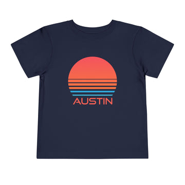 Austin, Texas Toddler T-Shirt - Retro 80s Toddler Austin Shirt