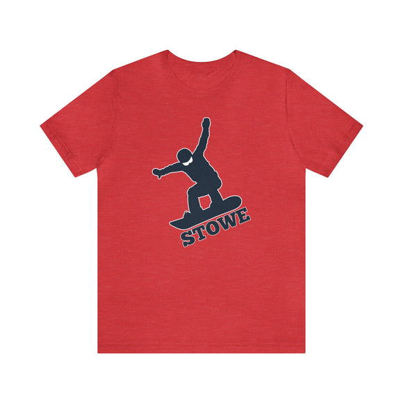 Stowe, Vermont T-Shirt - Snowboard Unisex Stowe Shirt
