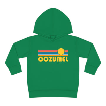 Buy kelly Cozumel, Mexico Toddler Hoodie - Retro Sunrise Unisex Cozumel Toddler Sweatshirt