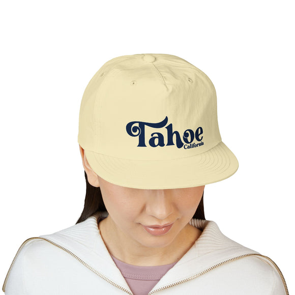 Lake Tahoe, California Retro Surf Cap