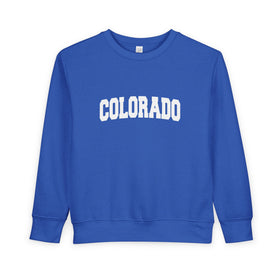 Colorado Toddler Sweatshirt - Colorado Toddler Crewneck Sweatshirt