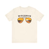 Wisconsin T Shirt - Sunglasses Lake Graphic Wisconsin Tee