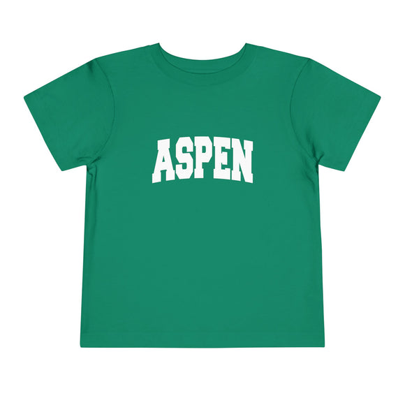 Aspen, Colorado Toddler Graphic Tee - Kids Aspen Vacation T-Shirt