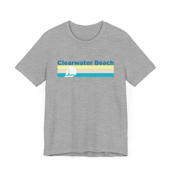 Clearwater Beach, Florida T Shirt - Sailboat Graphic Tee