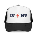 Las Vegas, Nevada Retro Trucker Hat - Lightning Foam Cap-2