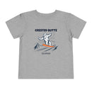 Crested Butte, Colorado Yeti Snowboard Toddler Tee-4