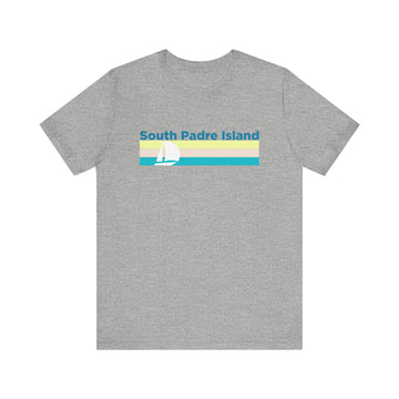 South Padre Island, Texas T Shirt - Sailboat Graphic Tee - 0