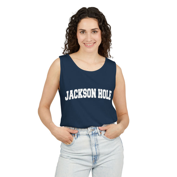Jackson Hole, Wyoming Tank Top Unisex | Comfort Colors - 100% Cotton