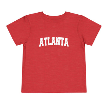 Buy heather-red Atlanta Toddler Graphic Tee - Kids Atlanta Vacation T-Shirt