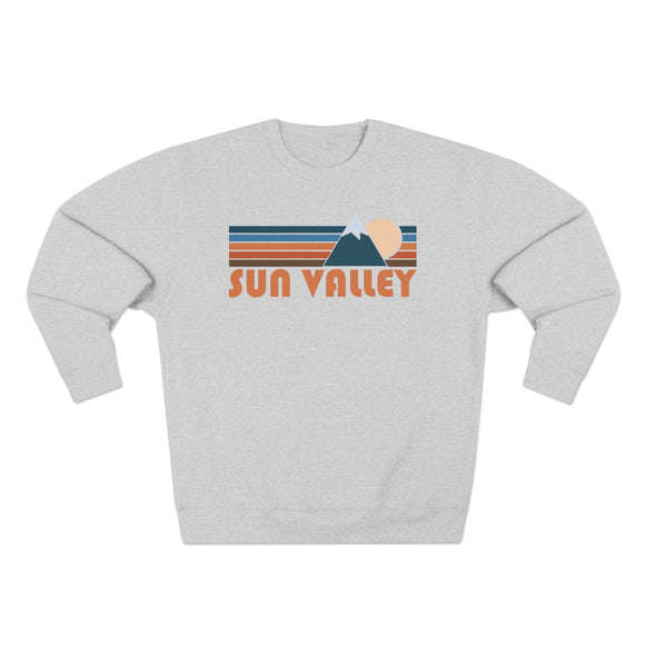 Premium Sun Valley, Idaho Retro Mountain Graphic Sweatshirt