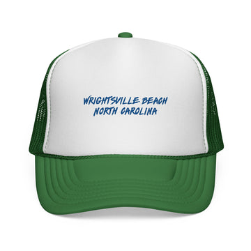 Buy green Wrightsville Beach Trucker Cap | North Carolina Hat