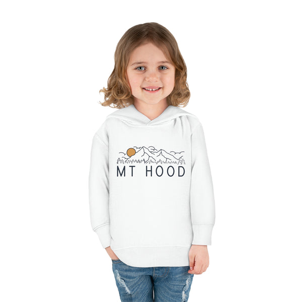 Mt Hood, Oregon Toddler Hoodie - Unisex Mt Hood Toddler Sweatshirt