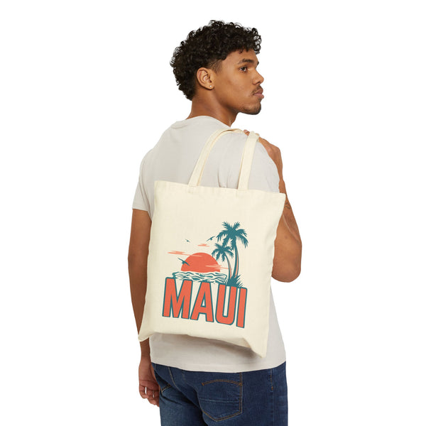 Maui, Hawaii Cotton Canvas Maui Tote Bag
