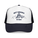 West Virginia Ski Babe Trucker Hat — Foam Mesh Cap-4