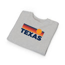 Texas Toddler Sweatshirt - Retro Sun Texas Toddler Crewneck Sweatshirt-10