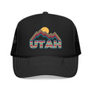 Utah Retro Mountain Trucker Hat — Vintage Scenic Foam Trucker-2