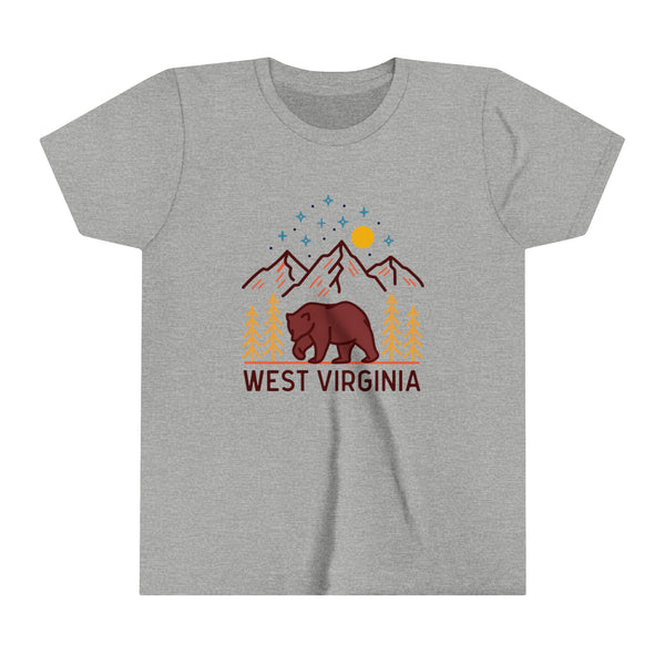 West Virginia Youth T-Shirt - Unisex Kids West Virginia Shirt