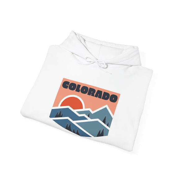 Colorado Hoodie - Mountain Unisex Colorado Hoodie Graphic Sweatshirt