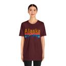 Alaska T-Shirt - Mountain Sunset Unisex Alaska Shirt-78