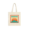 Denver, Colorado Tote Bag, Cotton Canvas Tote Bag, Reusable Shopping Bag, Eco-Friendly Tote, Denver, Colorado Gift