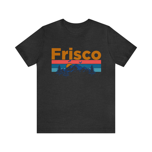 Frisco, Colorado Shirt - Mountain Sunset Unisex Frisco T-Shirt
