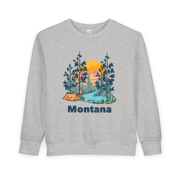 Montana Toddler Sweatshirt - Montana Toddler Crewneck Sweatshirt - 0