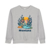 Montana Toddler Sweatshirt - Montana Toddler Crewneck Sweatshirt