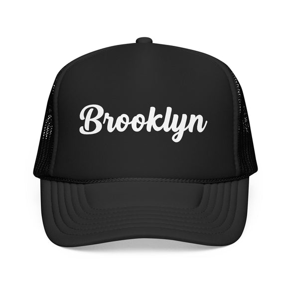 Brooklyn, New York Foam Trucker Hat, Mesh Back