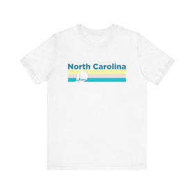 North Carolina T Shirt - Sailboat Graphic North Carolina Tee