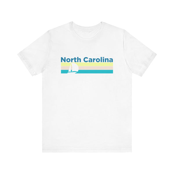 North Carolina T Shirt - Sailboat Graphic North Carolina Tee