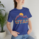 Utah T Shirt Retro Mountain - Unisex Utah Shirt-71