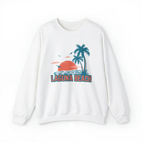 Laguna Beach, California Sweatshirt - Unisex Palm Tree Laguna Beach Sweatshirt