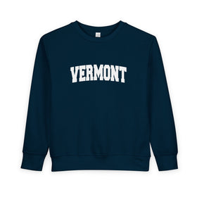 Buy navy Vermont Sweatshirt - Vermont Crewneck Sweatshirt