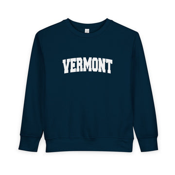 Buy navy Vermont Sweatshirt - Vermont Crewneck Sweatshirt