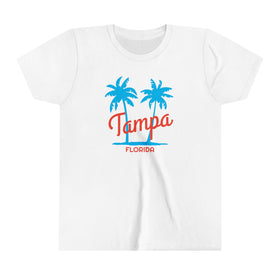 Tampa, Florida Youth Shirt - Retro Palm Tree Tampa Kid's T-Shirt