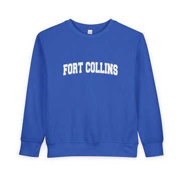 Fort Collins, Colorado Toddler Sweatshirt - Fort Collins Toddler Crewneck Sweatshirt - 0