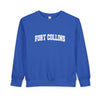 Fort Collins, Colorado Toddler Sweatshirt - Fort Collins Toddler Crewneck Sweatshirt