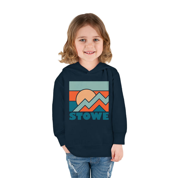 Stowe, Vermont Toddler Hoodie - Unisex Stowe Toddler Sweatshirt
