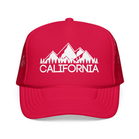 Buy red California Trucker Hat - California Cap