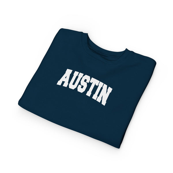 Austin, Texas Toddler Sweatshirt - Austin Toddler Crewneck Sweatshirt