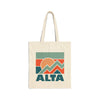 Alta, Utah Cotton Canvas Alta Tote Bag