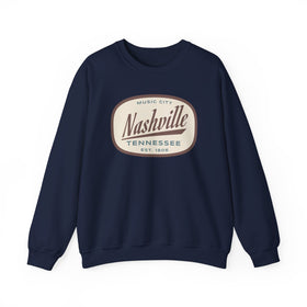 Nashville, Tennessee Sweatshirt - Unisex Retro Crewneck Nashville Sweatshirt
